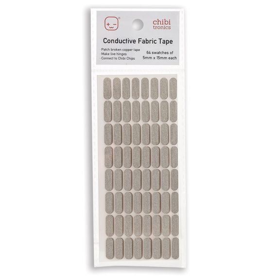 Chibitronics Conductive Fabric Tape Patches