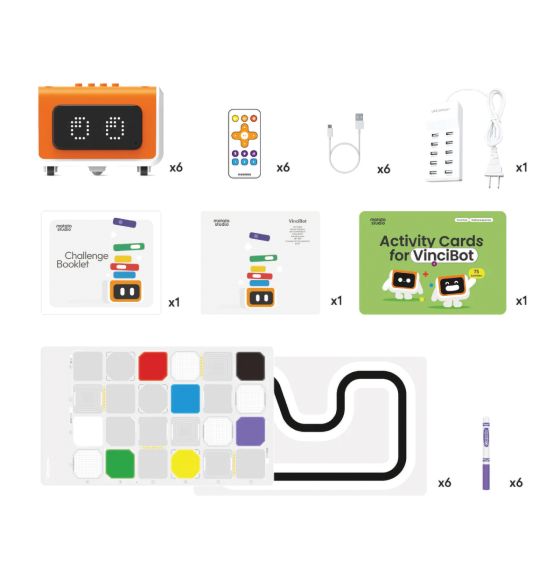 Ensemble de classe de robotique VinciBot