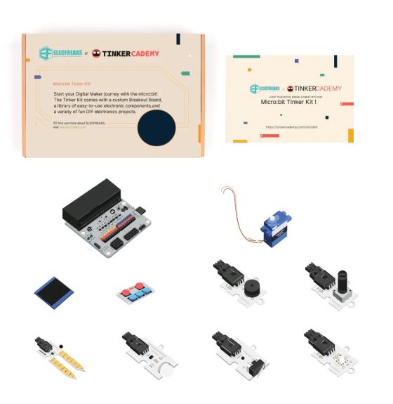 Ensemble Tinker d'ELECFREAKS pour le micro:bit (non inclus)