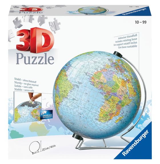 3D Puzzle Ball The Earth - 540 Pieces