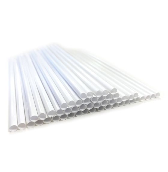 Tubes de guidage blancs pour courses STIM - Paquet de 50
