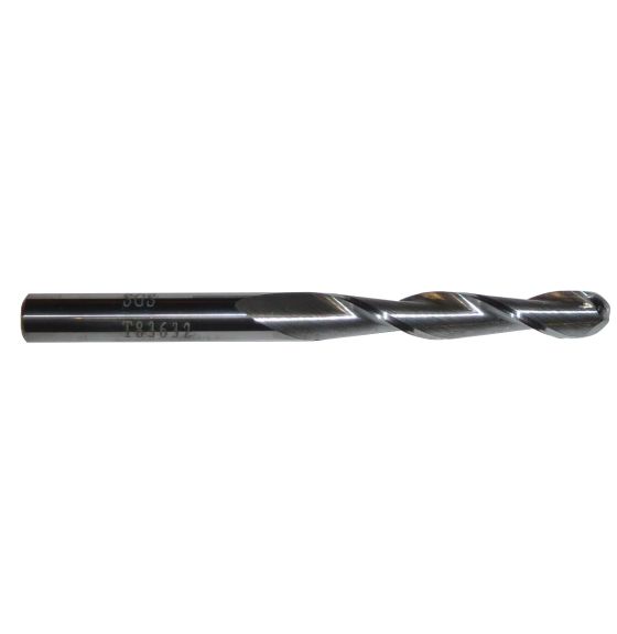 Mèche au carbure très longue, à bout sphérique de 6,4 mm (1/4")