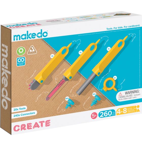 Makedo&reg; Create - 260 Pieces