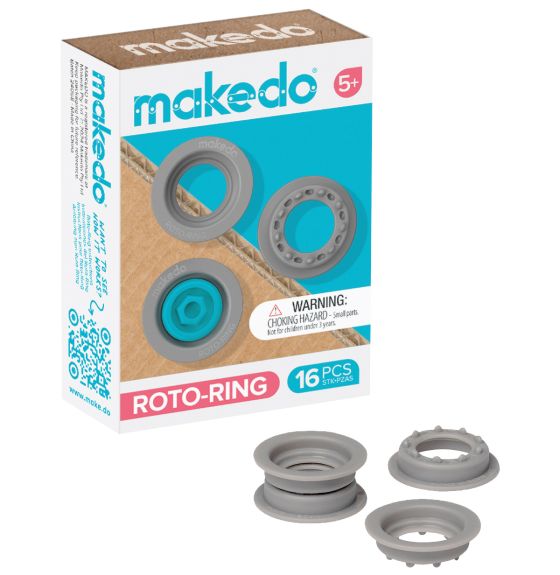 makedo&reg; Roto-Ring - 16 Pieces