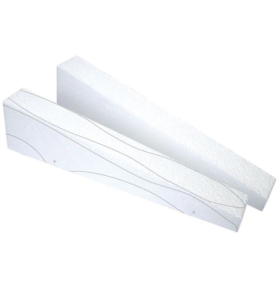 Châssis d'auto de course en mousse de polystyrène prédécoupée, 30,5 cm (12") - Unitaire