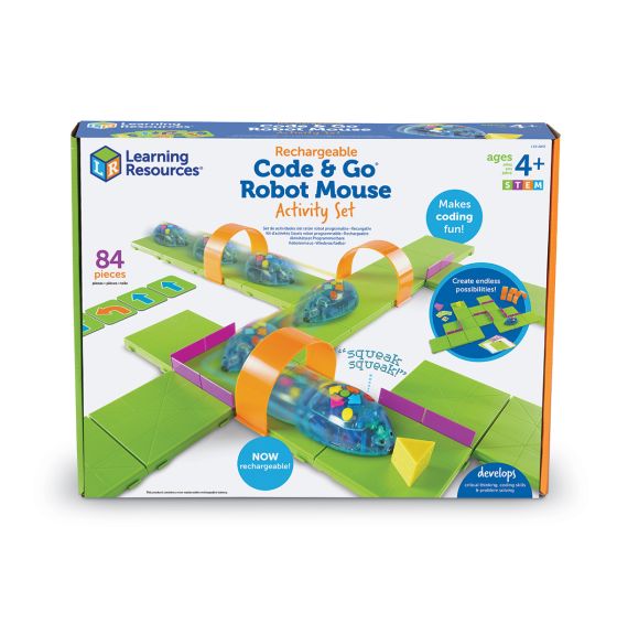 Code & Go&reg; Robot Mouse Activity Set Rechargeable  