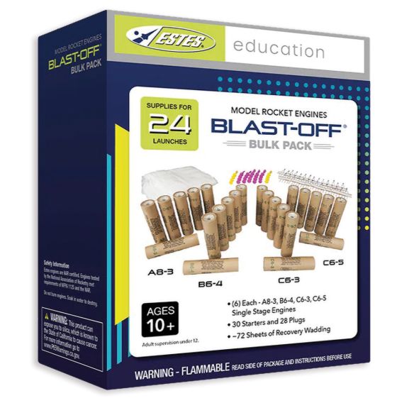 Estes Rockets Blast-Off Flight Classroom - Pack of 24