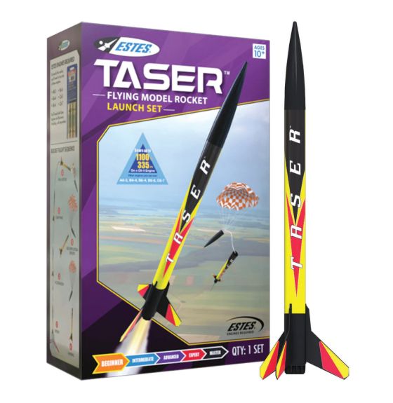 Estes Rockets Taser Model Rocket & Launcher Bundle