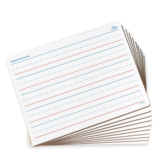 Dry-Erase Handwriting Boards - 9" X 12" - Classpack of 30