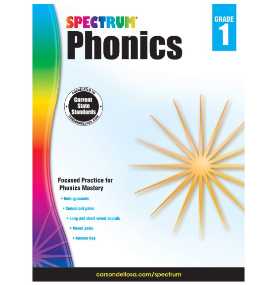 Livre Carson Dellosa Spectrum®: Phonics - 1re année