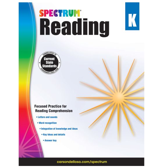 Livre Carson Dellosa Spectrum®: Reading - Maternelle