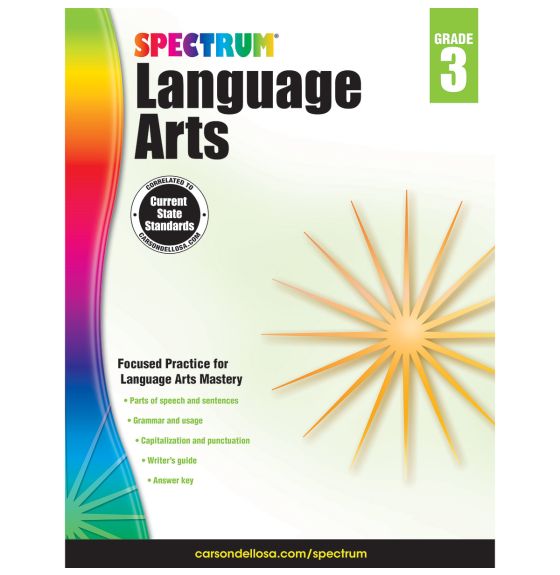 Carson Dellosa Spectrum&reg; Language Arts Workbook, Paperback - Grade 3
