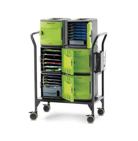 Chariot modulaire Tech Tub2® - Peut transporter jusqu'à 32 appareils