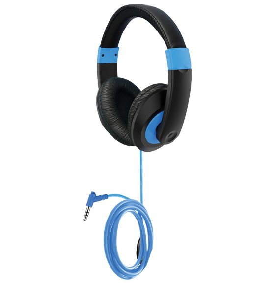 HamiltonBuhl® Smart-Trek Headphone - Blue Accents