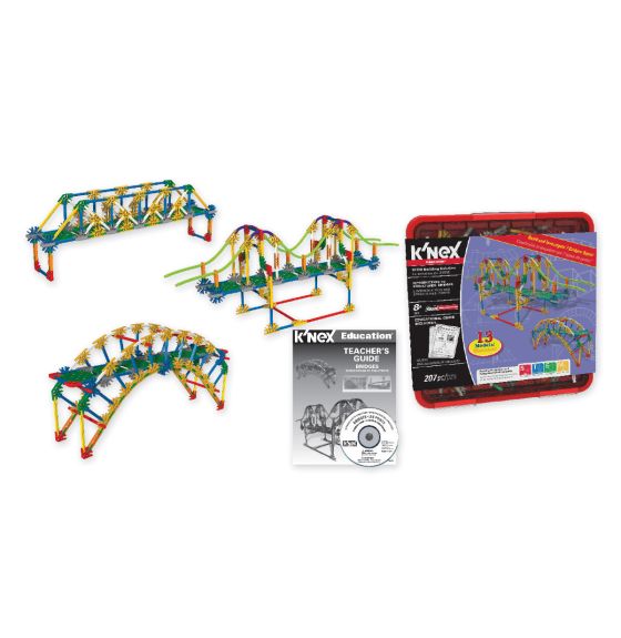 8 ensembles K'NEX d'introduction aux ponts pour la classe