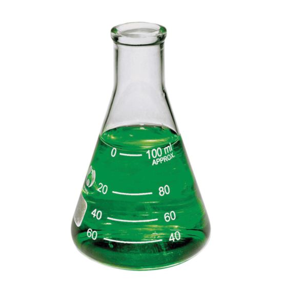 Fiole économique erlenmeyer à col étroit (100 ml)
