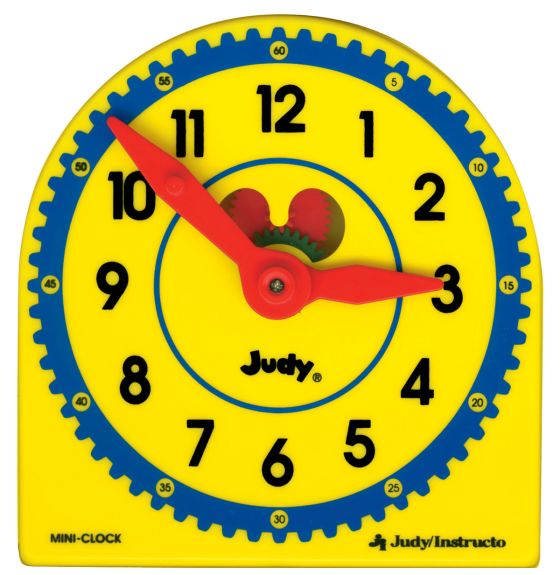 Judy Geared Mini-Clocks- Set of 6