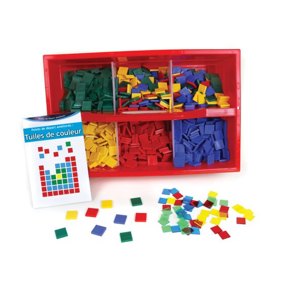 Ensemble de tuiles de couleur dans un CaddyStack®, 4e à 6e année - Guide français