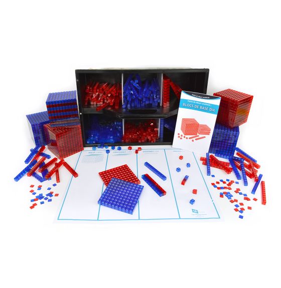 Ensemble de base dix ClearView™ pour une demi-classe avec panier CaddyStack® - Français