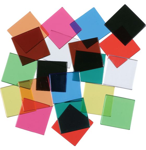 Tuiles de couleur pour rétroprojecteur