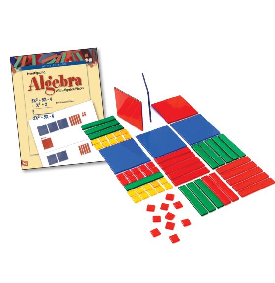 Pièces algébriques 4 couleurs pour rétroprojecteur
