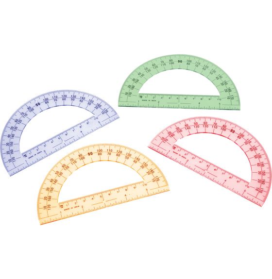 6" Protractors -  Set of 24