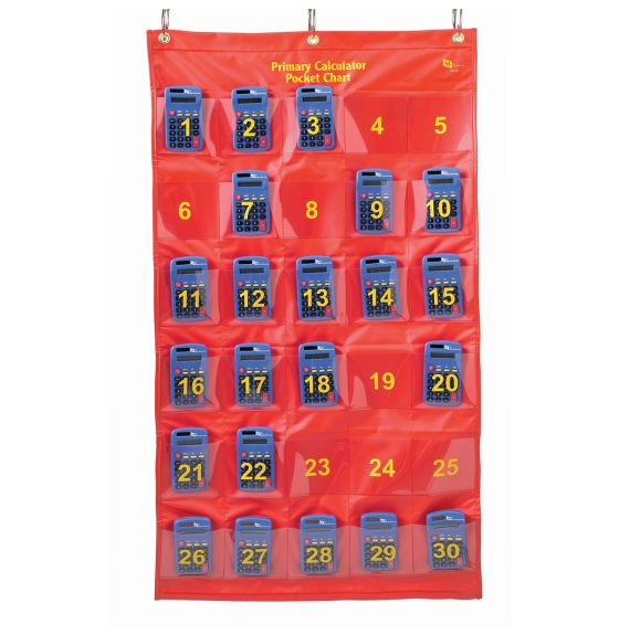 Calculator and Cell Phone Pocket Chart