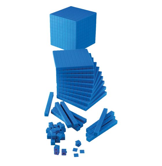 Opaque Base Ten Starter Kit - Blue - French