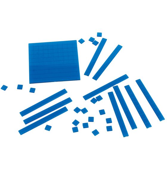 Spectrum Opaque Base Ten Overhead Set, Blue