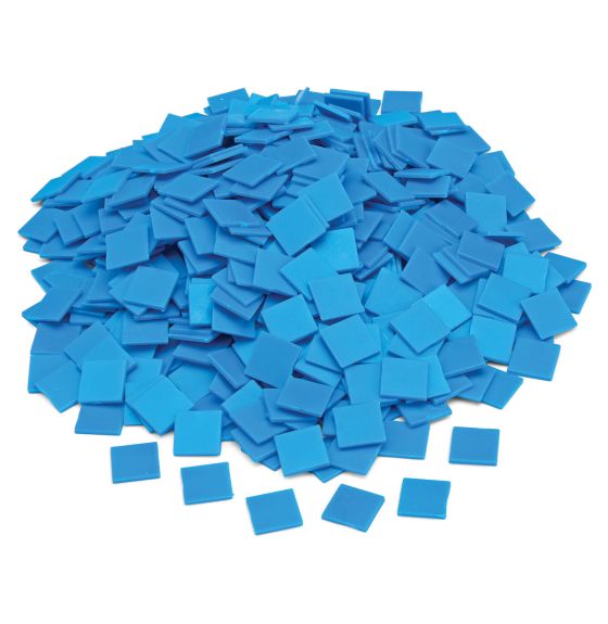 Spectrum Opaque Base Ten Thousandths Chips, Blue (1000)