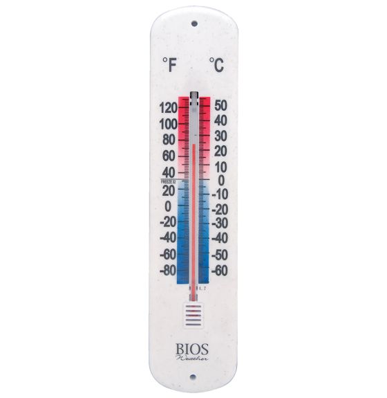 Indoor/Outdoor Thermometer - Wall Mountable: -35° C to 55° C (-31° F to 131° F)