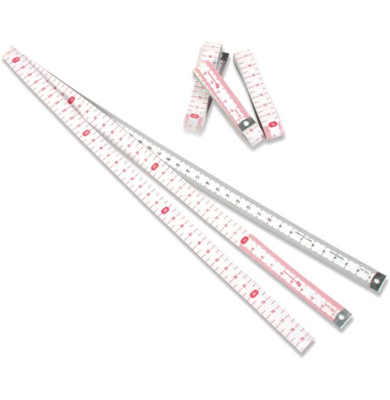 150 cm Fiber Glass Tape (Metric) cm/mm, Package of 10