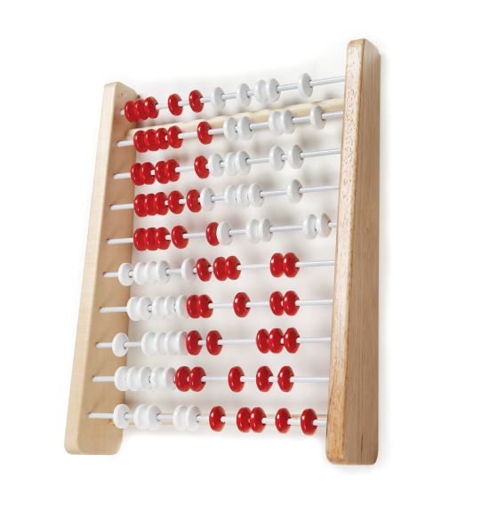 Student NumberFrameMate - Wooden Frame - Counting up to 100 (10 Bars)