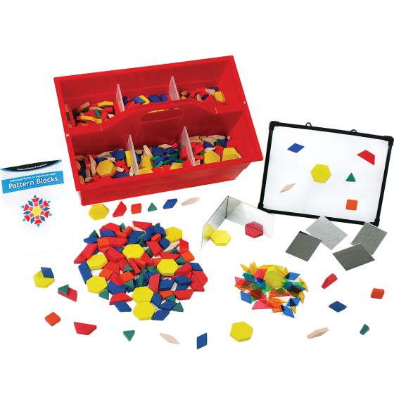 Bac CaddyStack® et blocs-formes en plastique plein (1 cm)