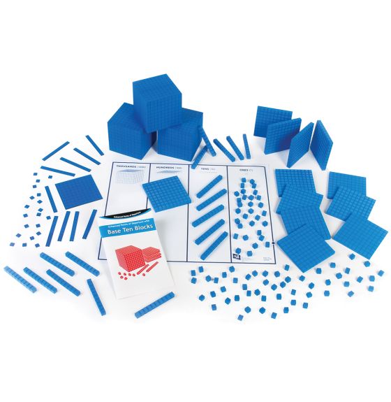 Ensemble de base dix en mousse bleue pour groupe - Français