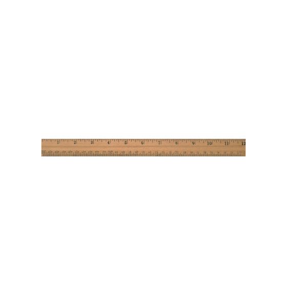 Ensemble de 30 règles en bois avec bordure unie pour l'école