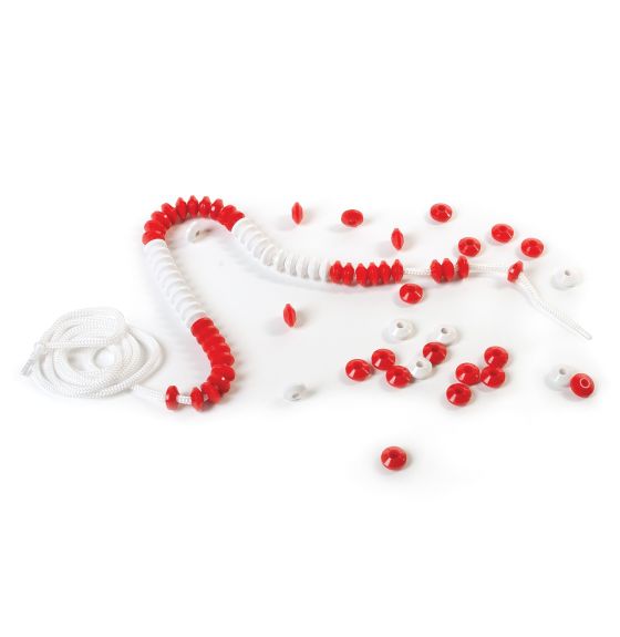 Perles biseautés de 2 cm NumberFrameMate - 300 perles