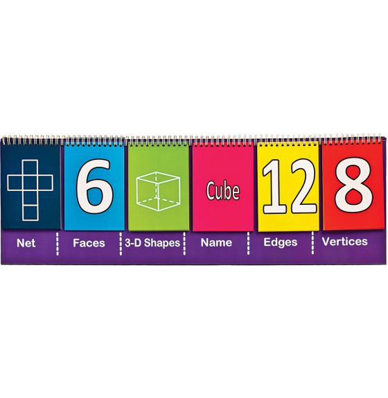 Geometric Shapes Flip Chart - Student Flip Chart - Set of 10
