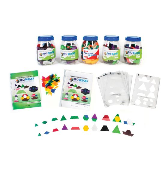 Deci-Blocks™ en plastique creux - Ensemble de classe