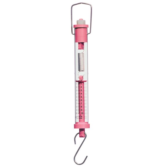 Metric and Imperial Colour-Coded Spring Scales 100 g/1 N, Pink