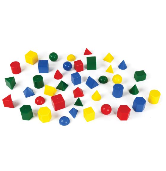 Opaque Geo-Solids - 40 Pieces