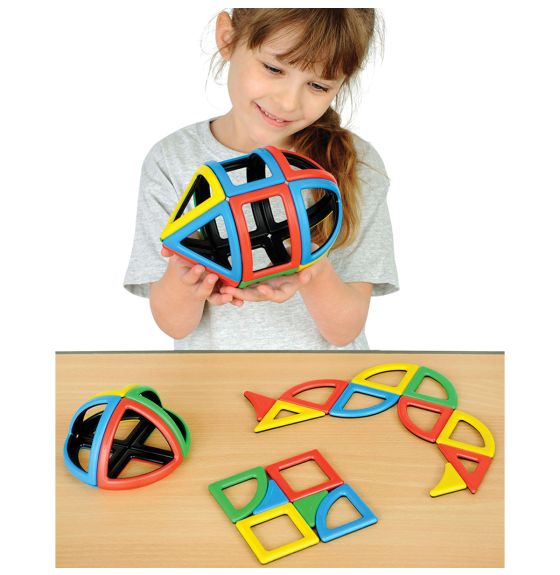 Ensemble de sphères Polydron magnétiques pour la classe