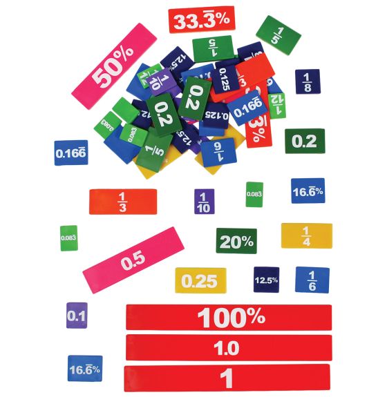 Assortiment de fractions de base