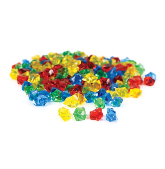 Transparent Counting Jewels - 200 Pieces