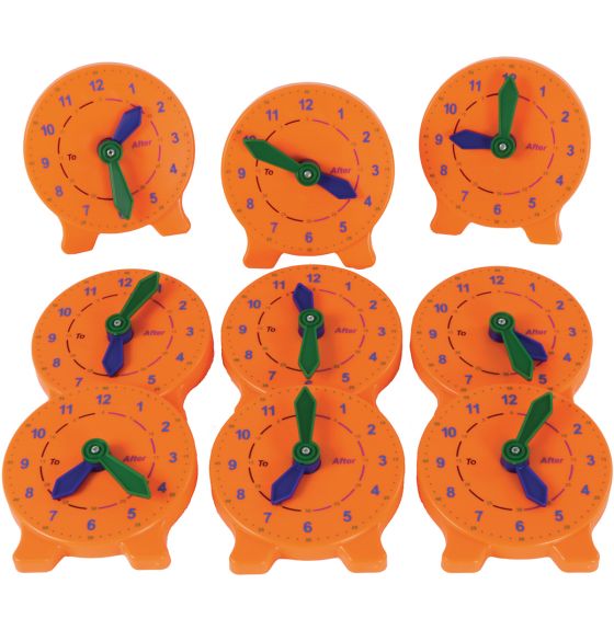 Student Advanced Geared Orange Clock Kit