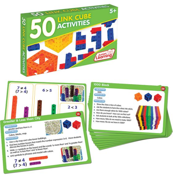Junior Learning® 50 Link Cube Activities