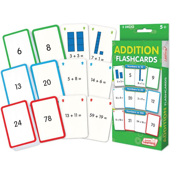 Carte-éclairs d’addition - 162 cartes