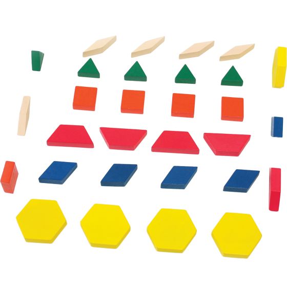Assortiment de blocs-formes en bois et magnétiques