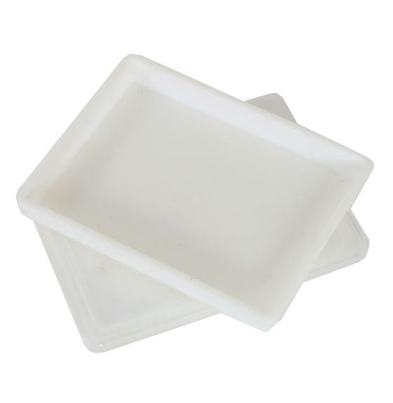 White Box with Semi-Transparent Lid