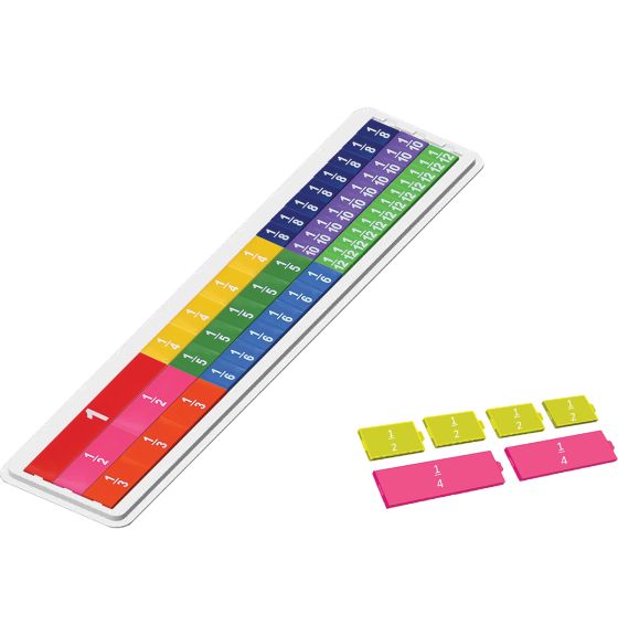 Connecting Mini Fraction Tiles with Tray